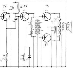 Schéma poste à transistors Philips