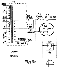 FIG 6a - Schéma ampli ancien